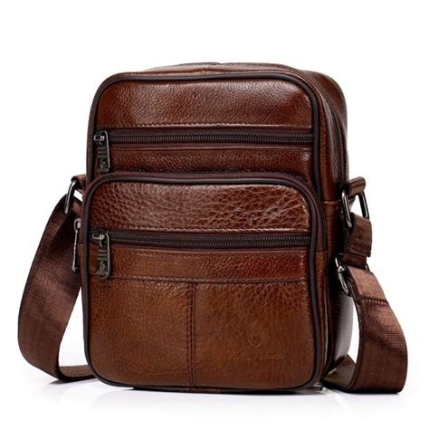 Bolsa de Couro Masculina Tiracolo .